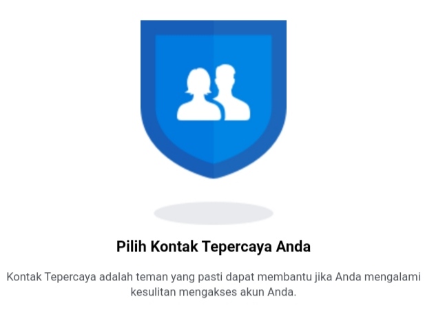 cara memulihkan akun facebook dengan bantuan teman