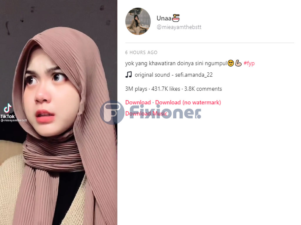 Cara menghilangkan logo TikTok