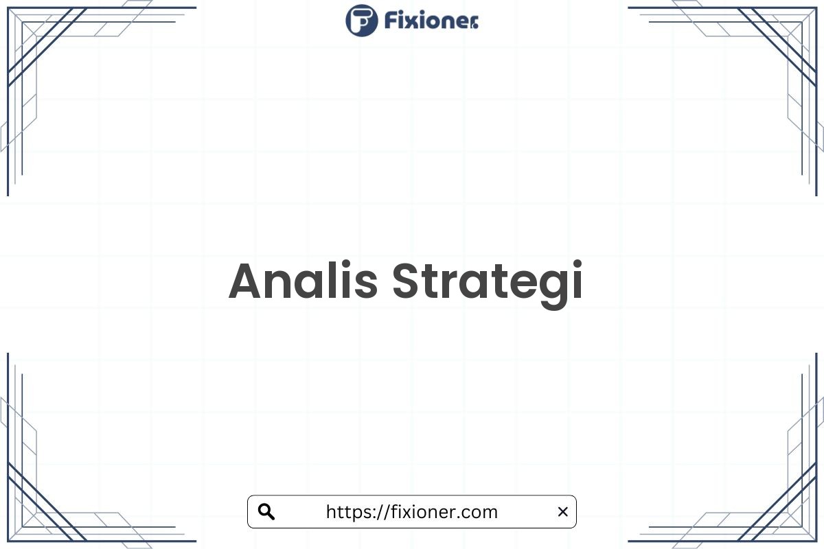 Analis Strategi