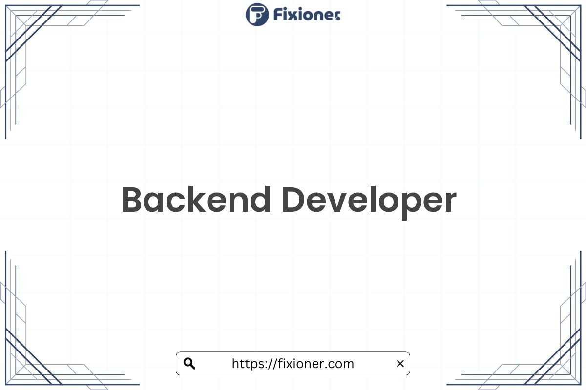 Backend Developer