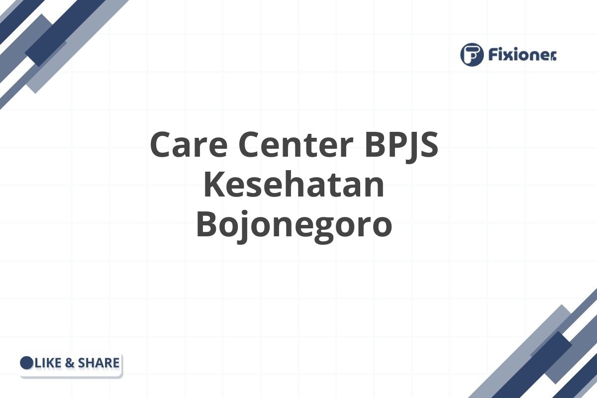 Care Center BPJS Kesehatan Bojonegoro