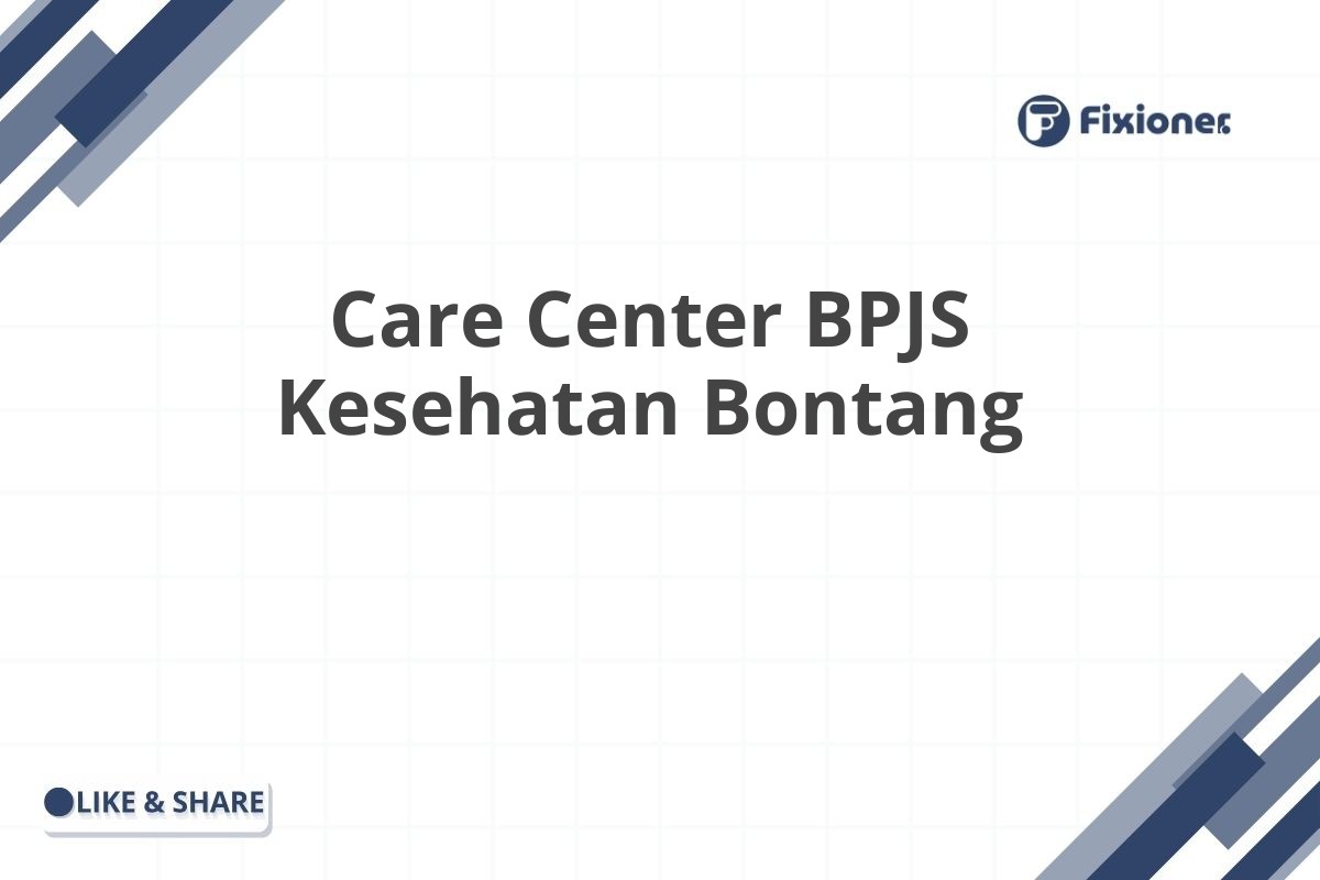 Care Center BPJS Kesehatan Bontang