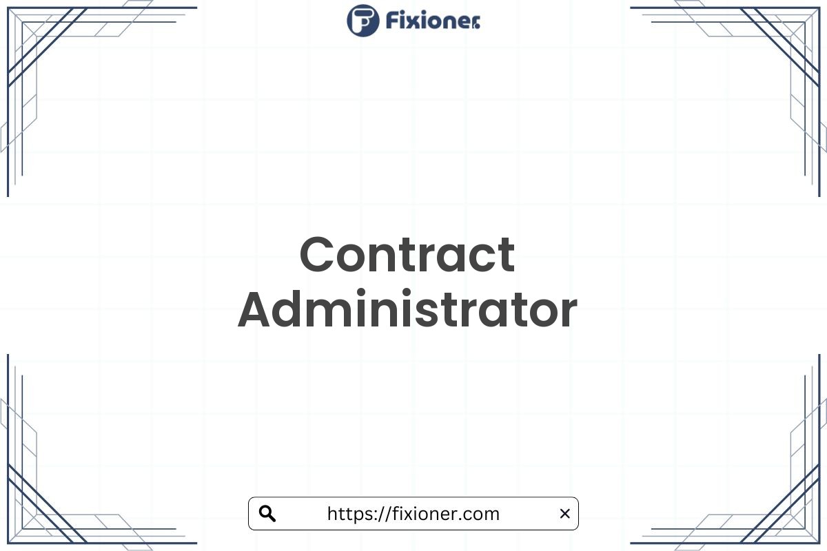 Contract Administrator
