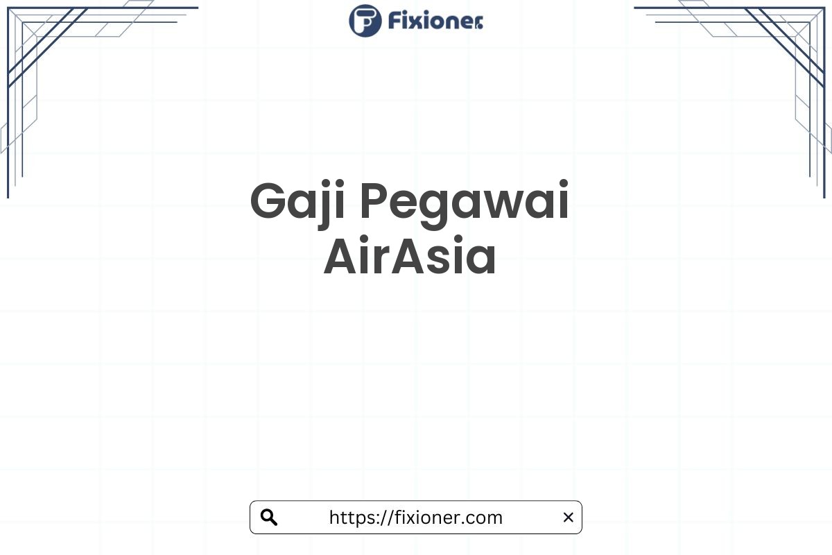 Gaji Pegawai AirAsia