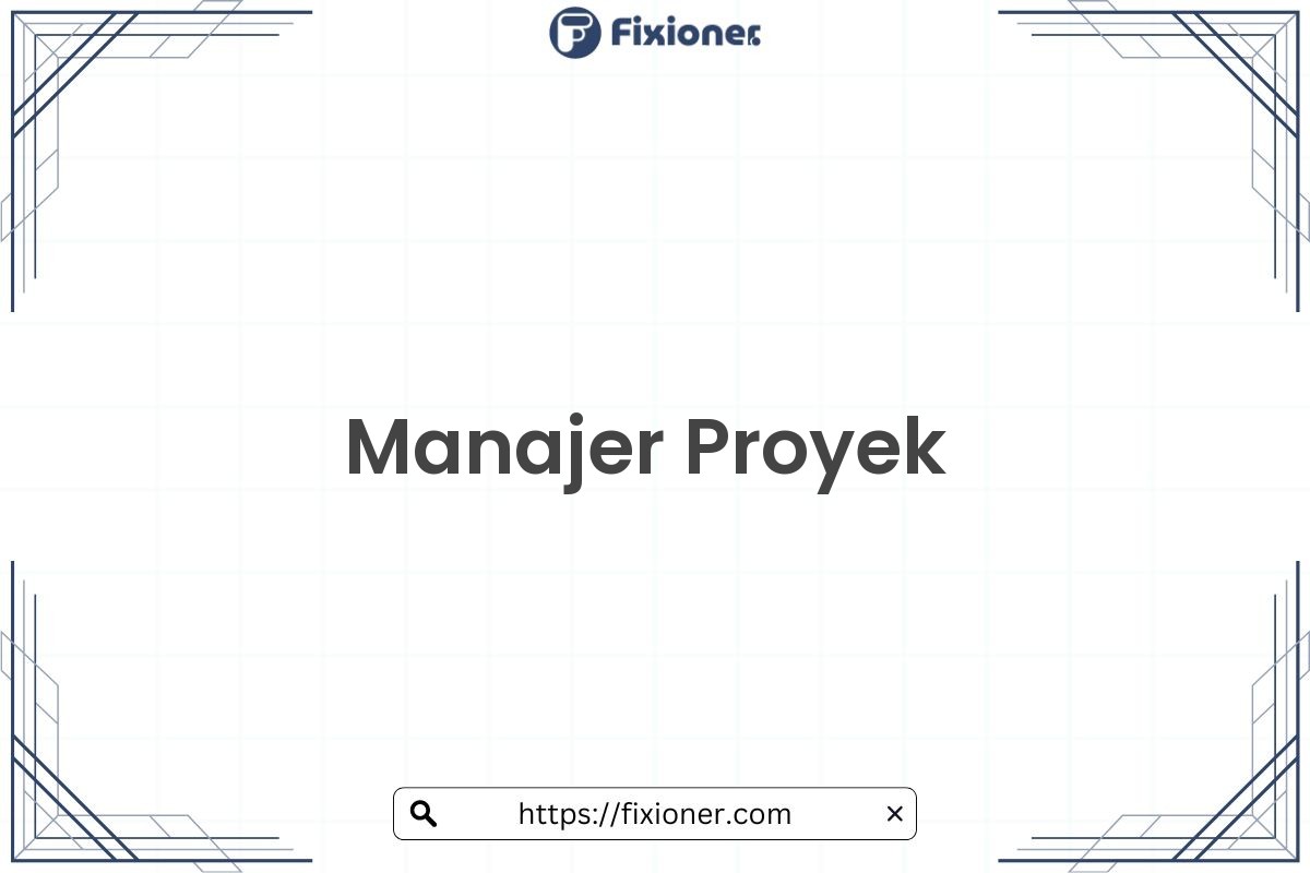 Manajer Proyek