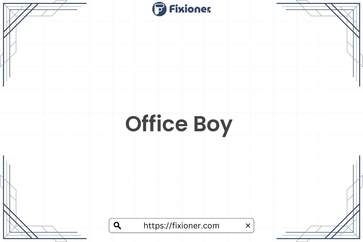 Office Boy