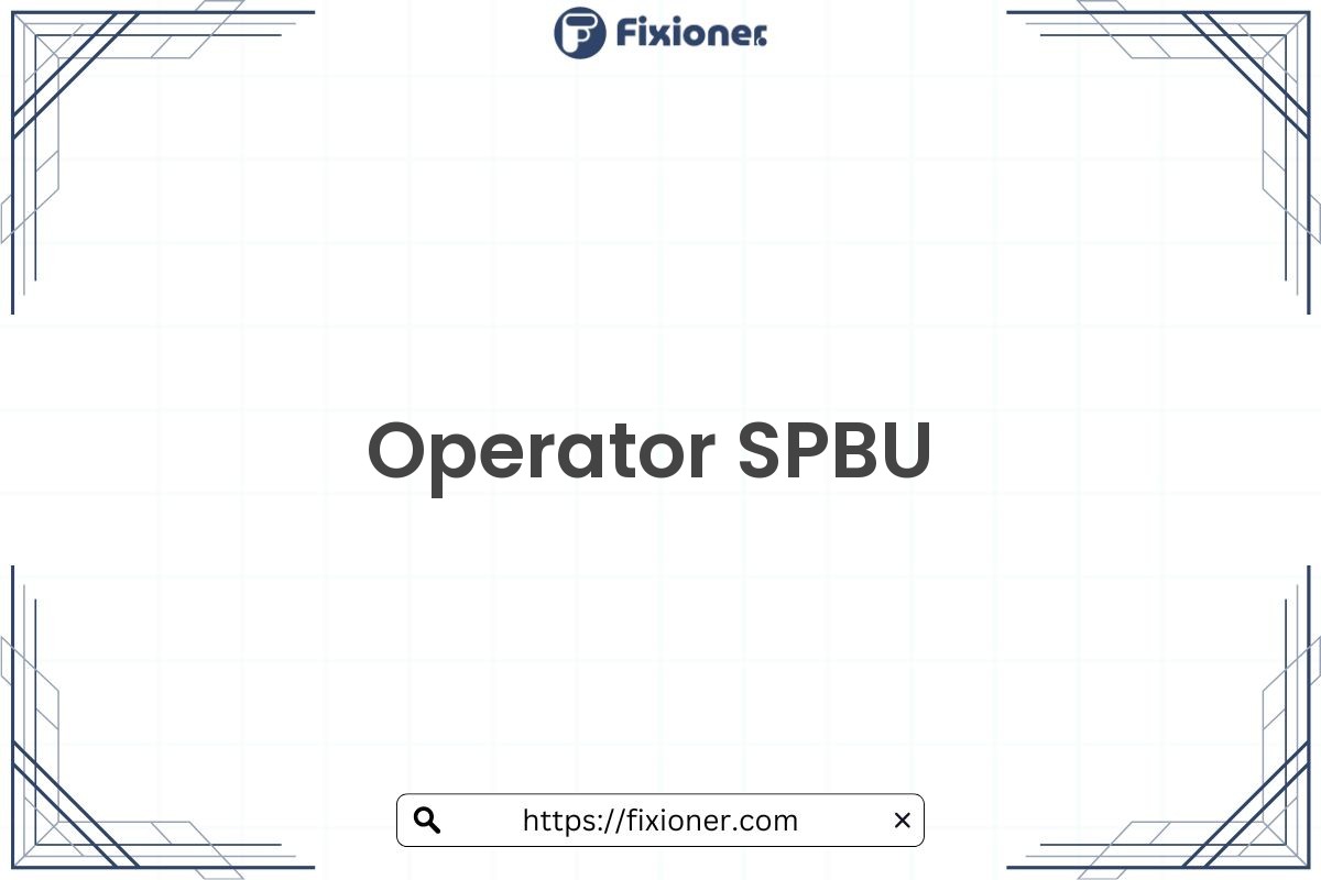 Operator SPBU