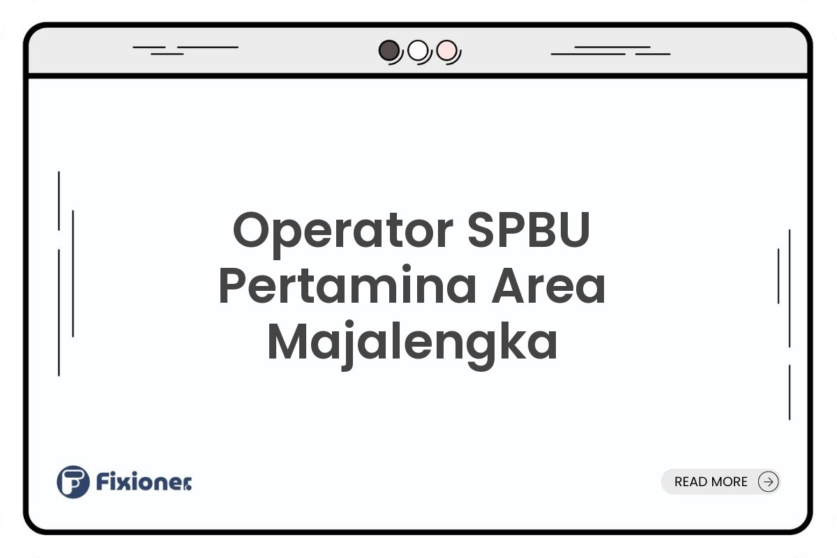 Operator SPBU Pertamina Area Majalengka