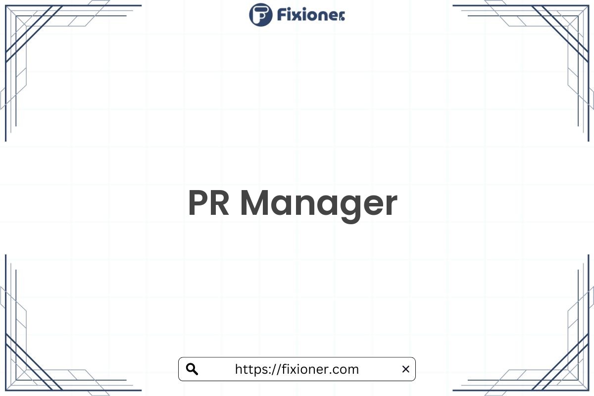 PR Manager