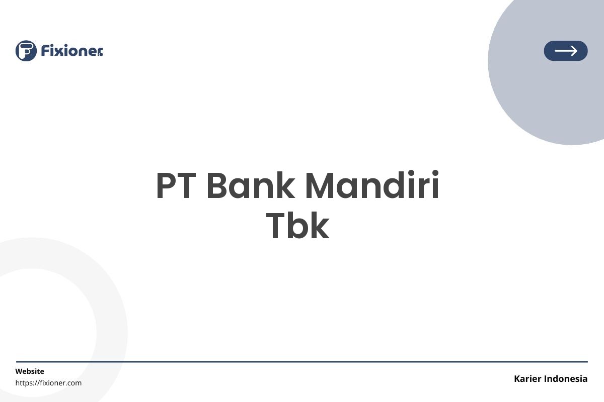 PT Bank Mandiri Tbk