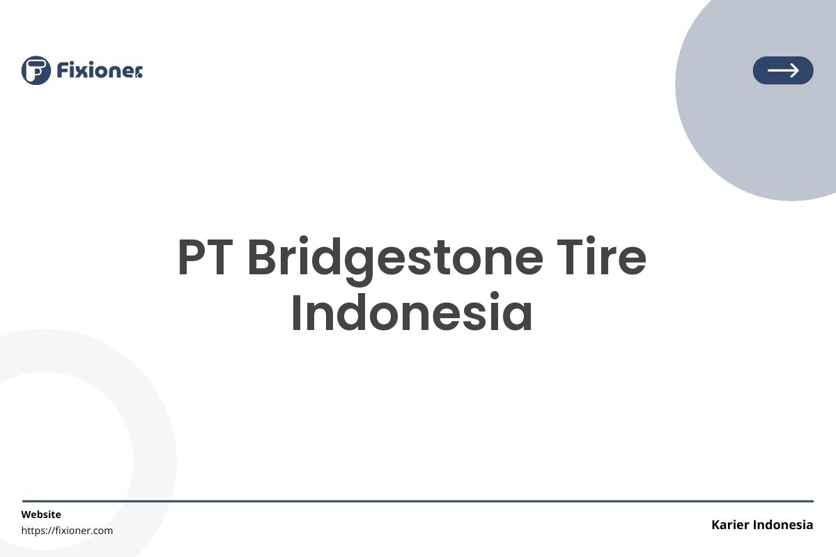 PT Bridgestone Tire Indonesia