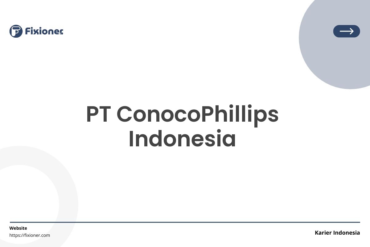 PT ConocoPhillips Indonesia