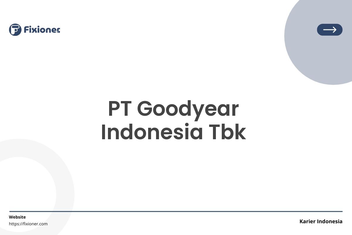 PT Goodyear Indonesia Tbk