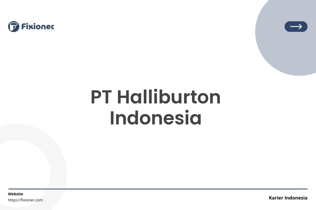 PT Halliburton Indonesia