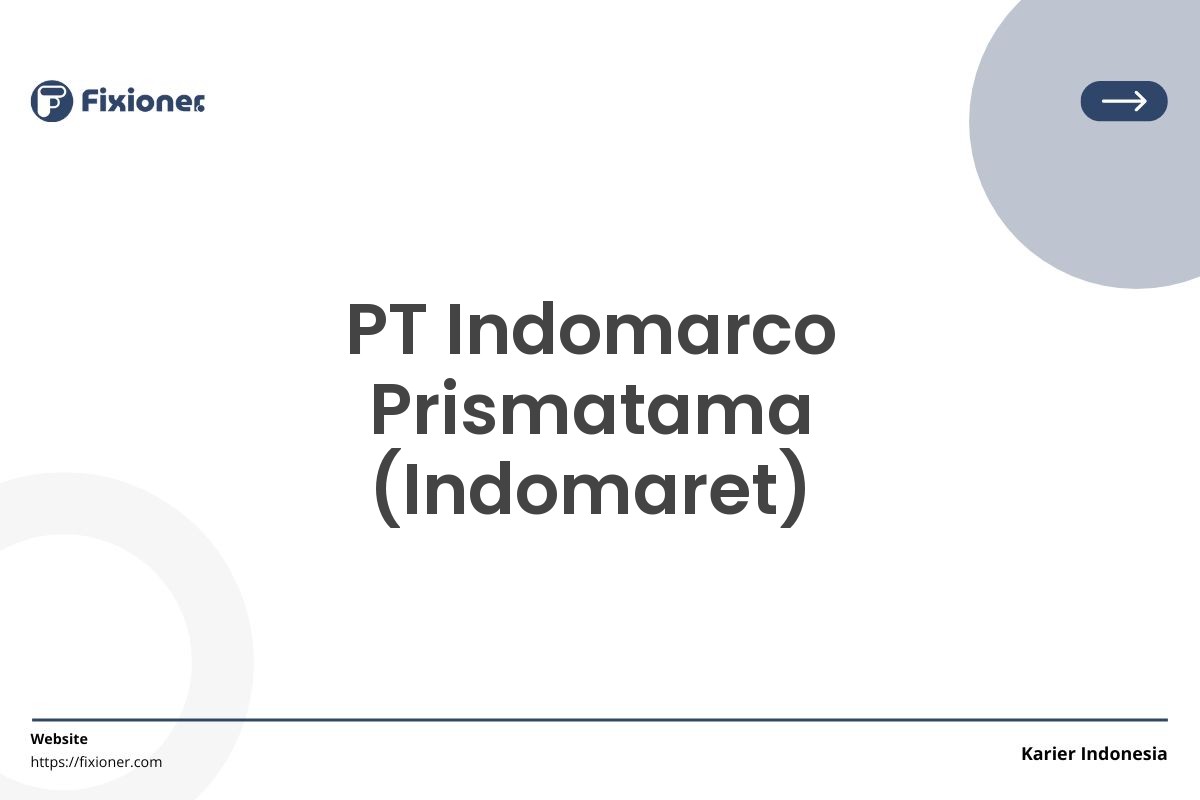 PT Indomarco Prismatama (Indomaret)