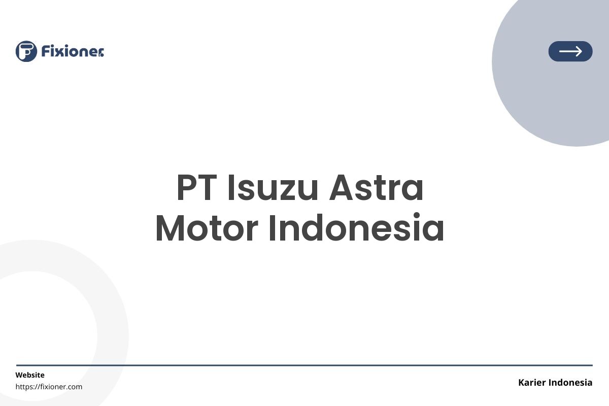 PT Isuzu Astra Motor Indonesia
