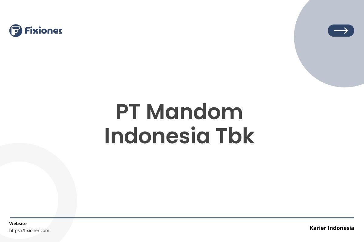 PT Mandom Indonesia Tbk