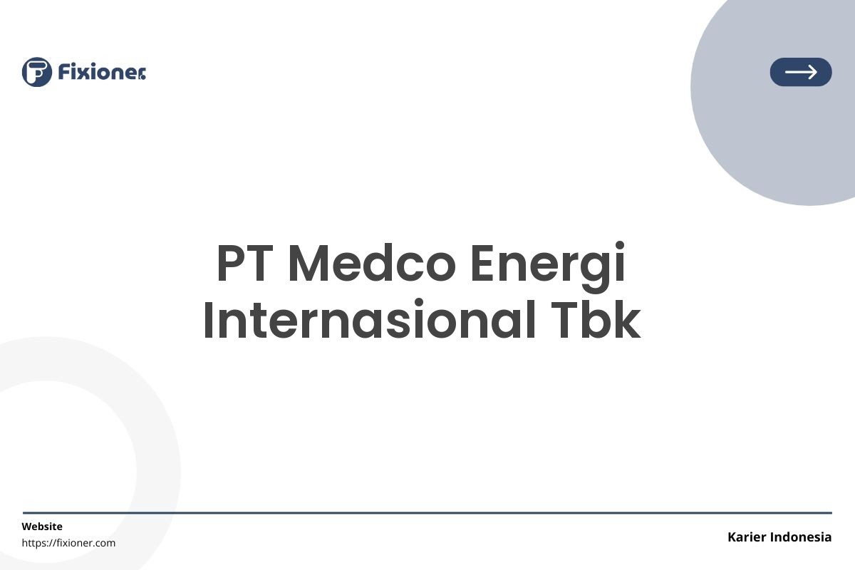 PT Medco Energi Internasional Tbk