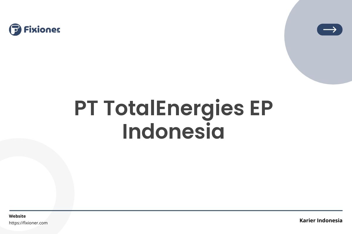 PT TotalEnergies EP Indonesia