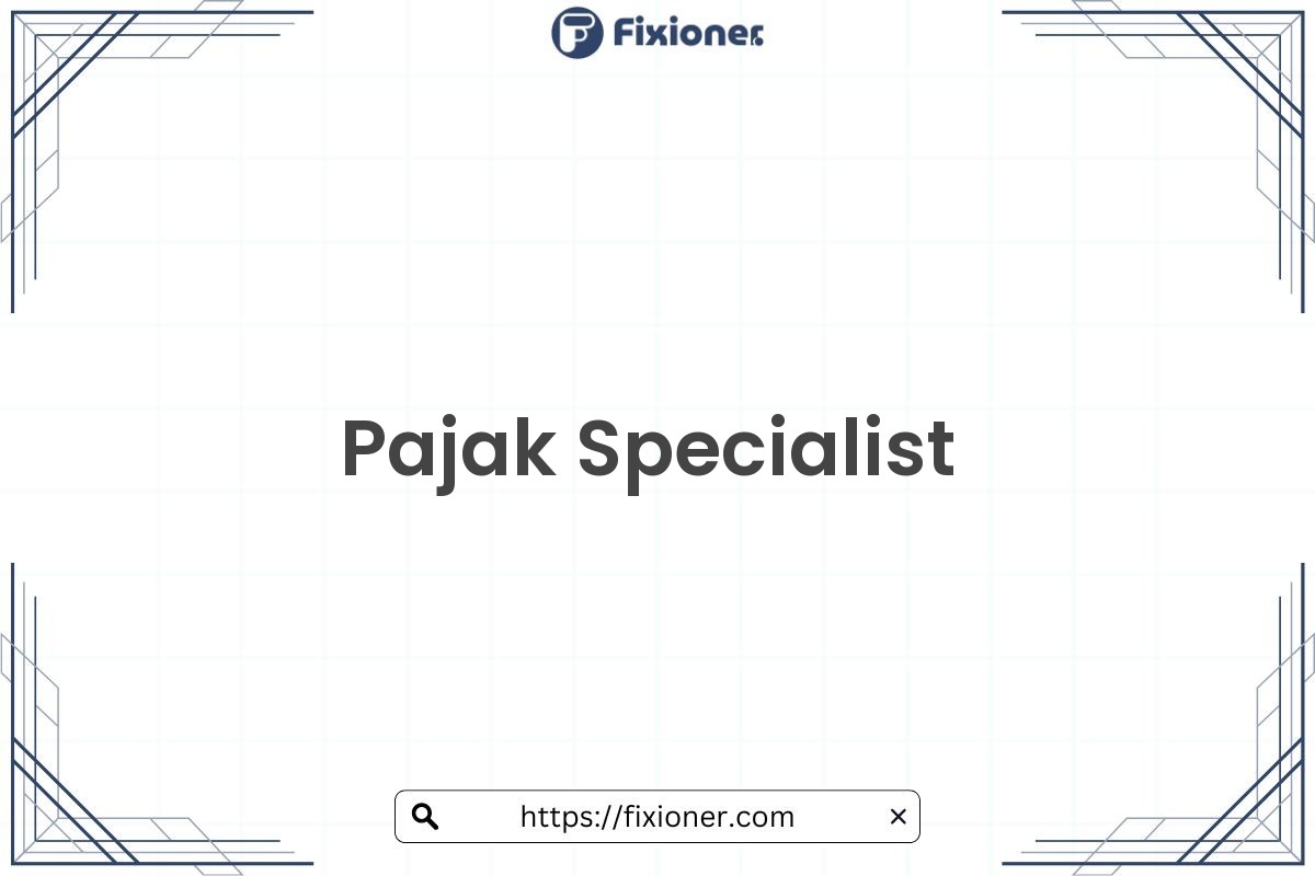Pajak Specialist