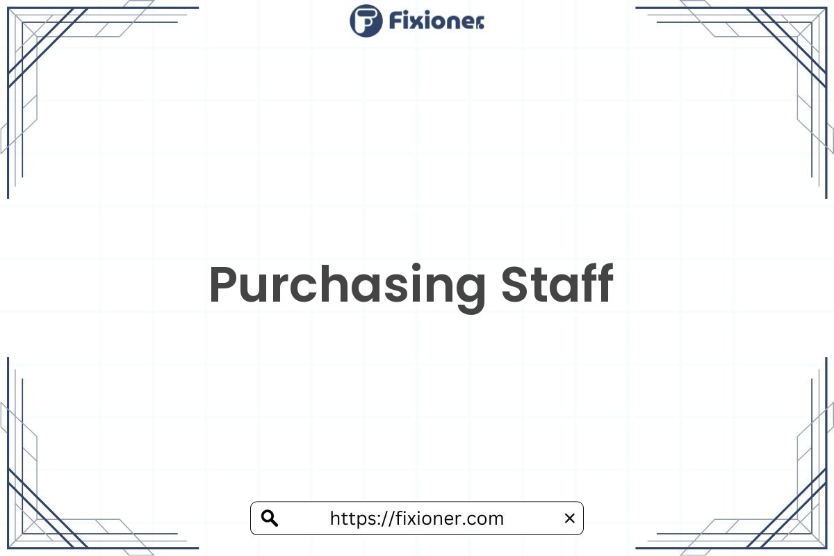 Purchasing Staff