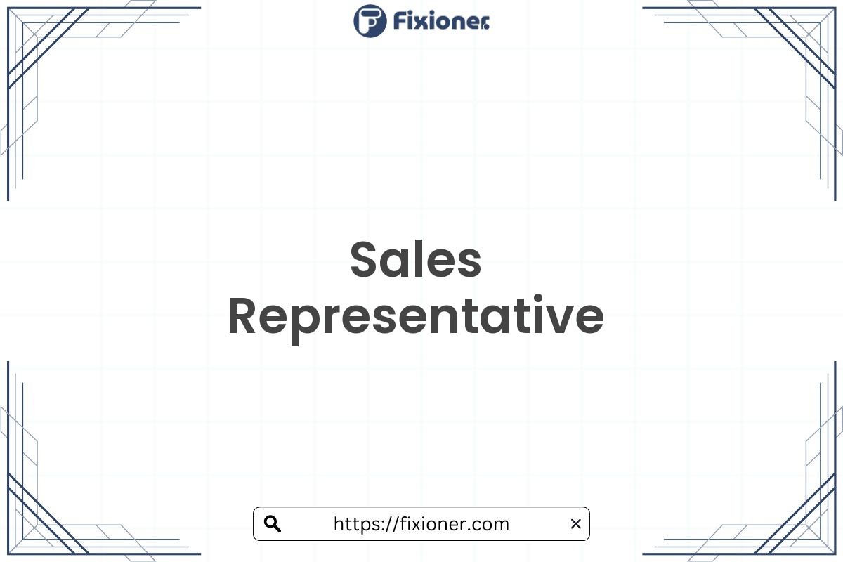 Sales Representative