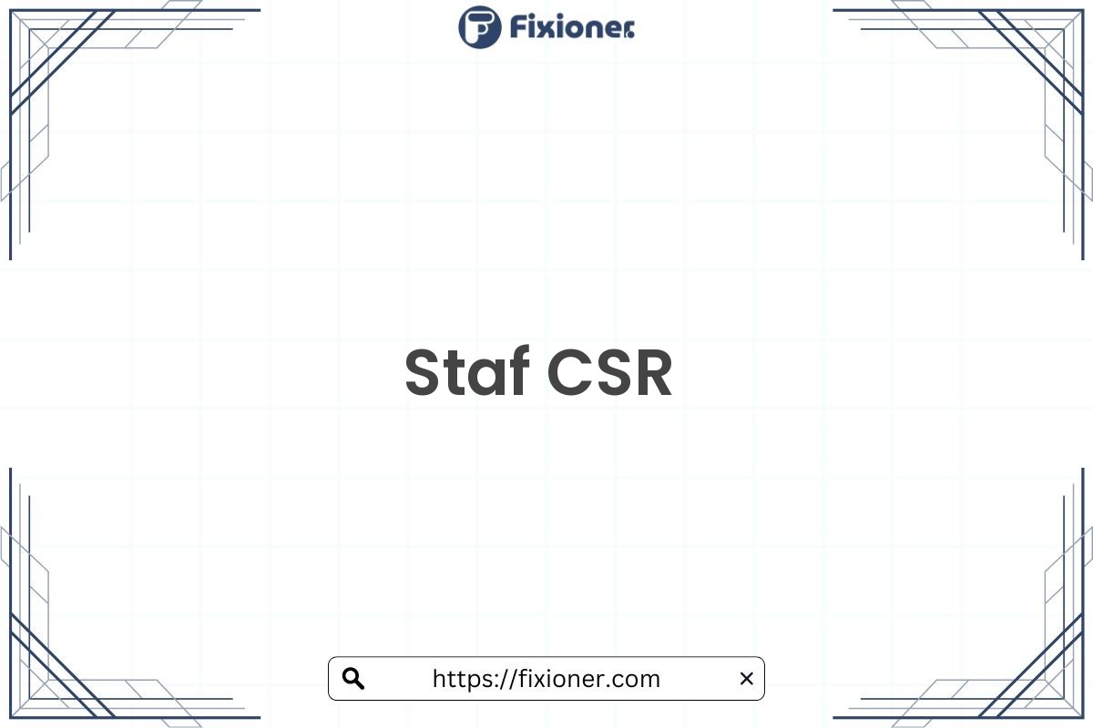 Staf CSR