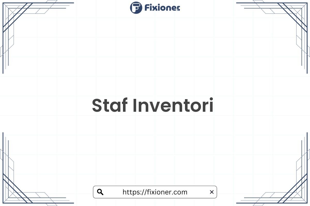 Staf Inventori