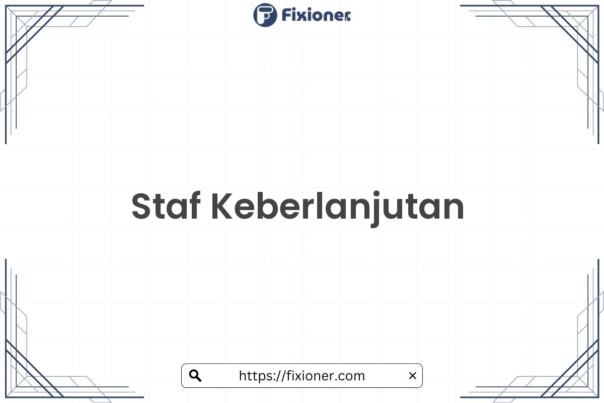 Staf Keberlanjutan
