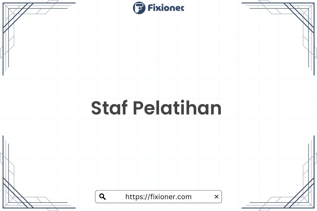 Staf Pelatihan