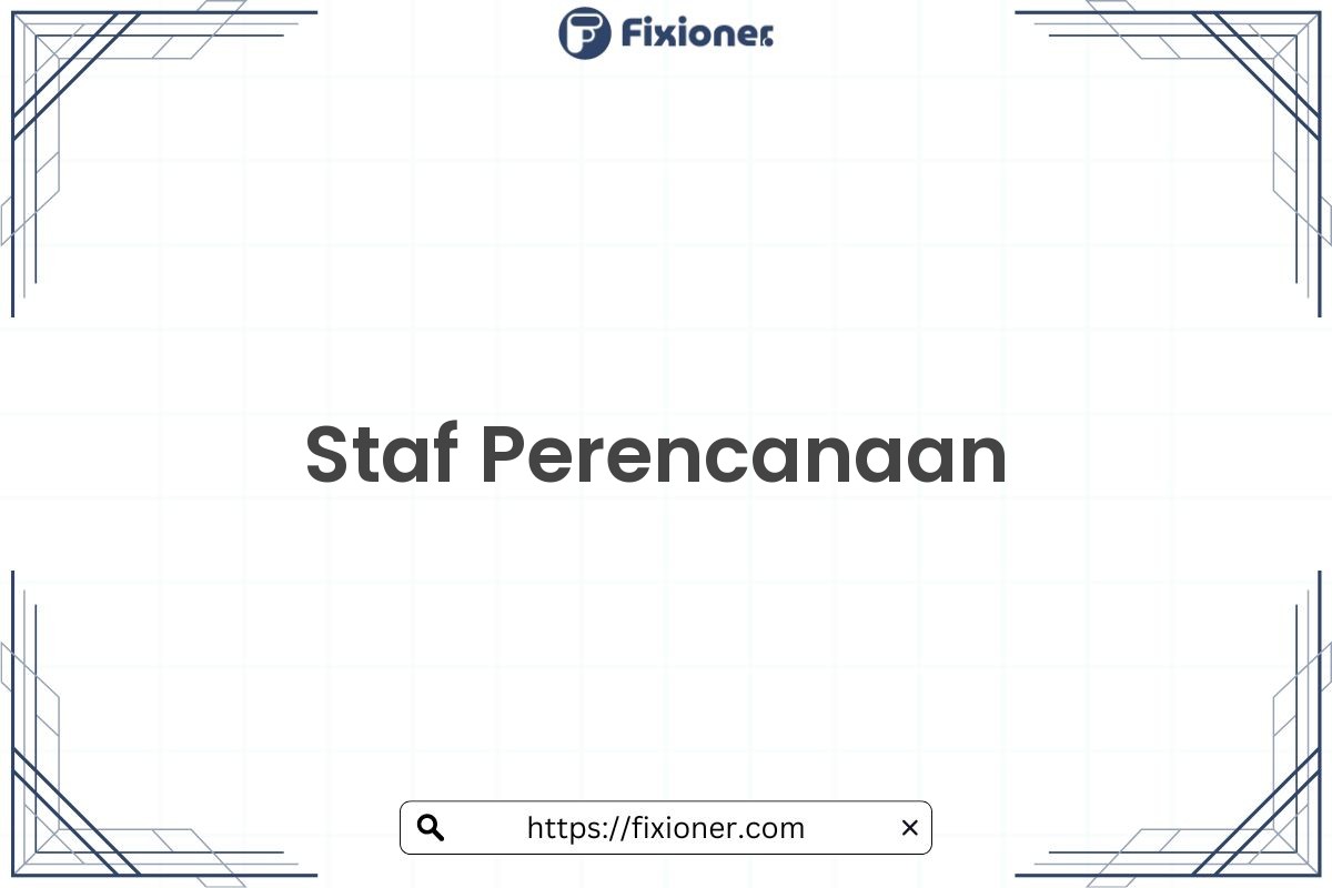 Staf Perencanaan