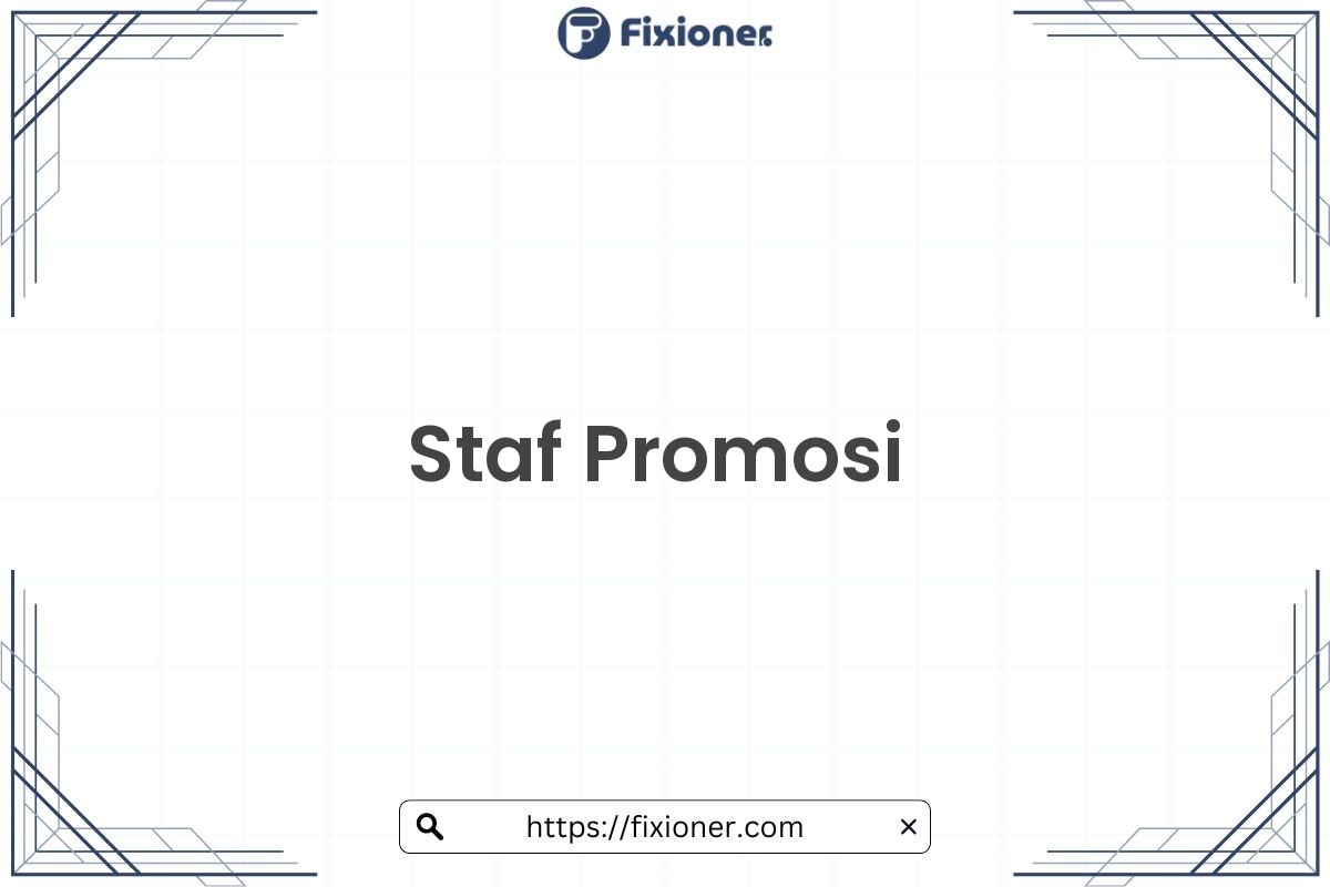 Staf Promosi