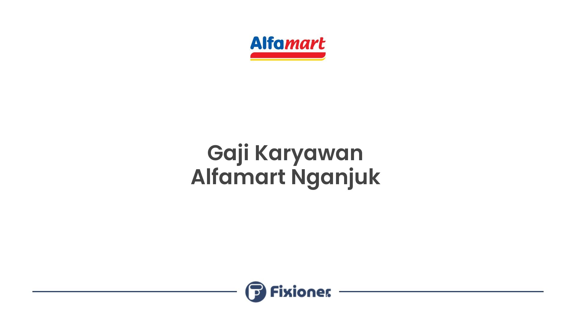 Gaji Karyawan Alfamart Nganjuk